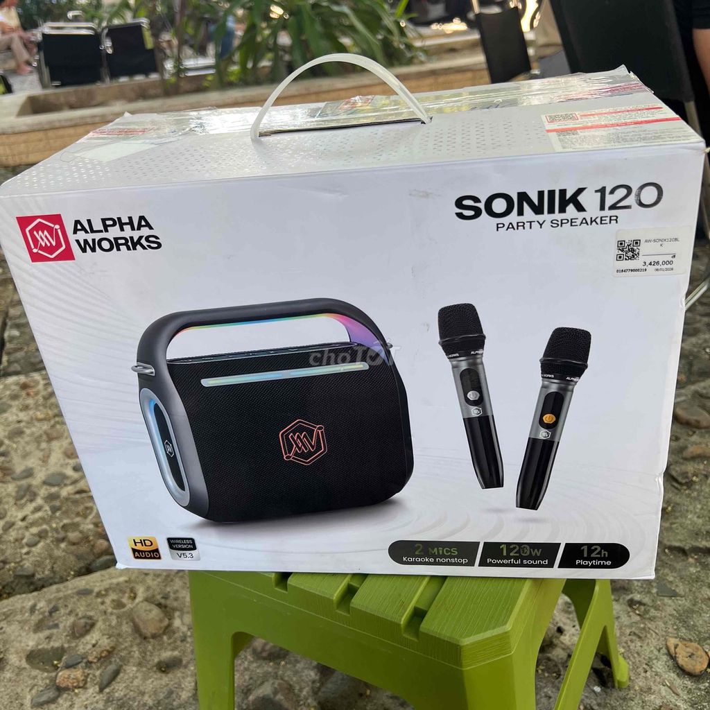 Loa di động Alpha Works Sonik 120. Mua bán Tivi, Âm thanh tại Thành phố Nha Trang Khánh Hòa được đăng bởi Dư dùng nên bán hình 1