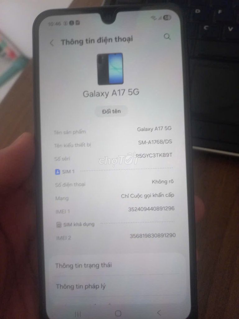 Samsung Galaxy A17 5G 128GB Đen. Mua bán Điện thoại tại Quận 12 Tp Hồ Chí Minh được đăng bởi Ngọc Tân hình 1