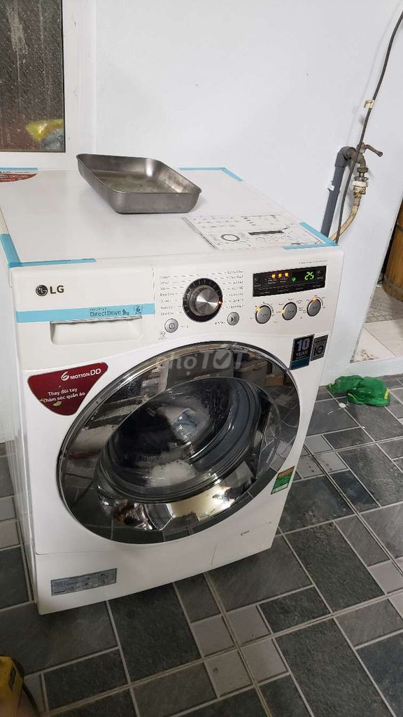 Máy giặt LG DirectDrive 9kg Trắng. Mua bán Máy giặt tại Huyện Gia Lâm Hà Nội được đăng bởi CHUYÊN CÁC LOẠI MÁY GIẶT hình 1