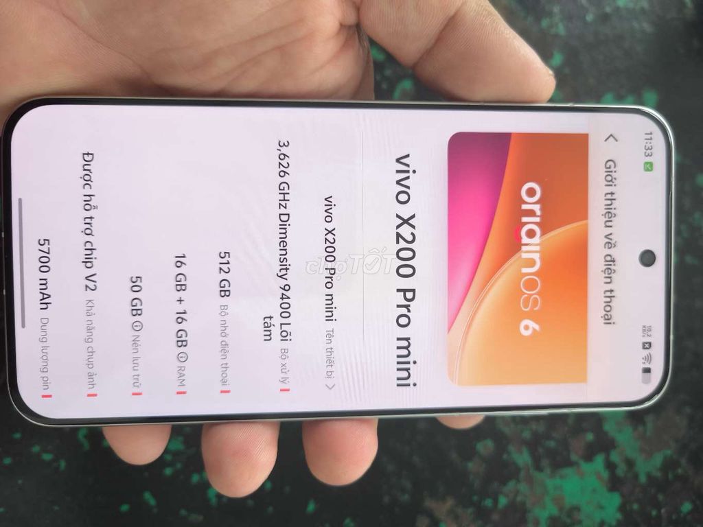 Vivo X200 Pro mini 512GB Trắng. Mua bán Điện thoại tại Quận 10 Tp Hồ Chí Minh được đăng bởi Samurai hình 1