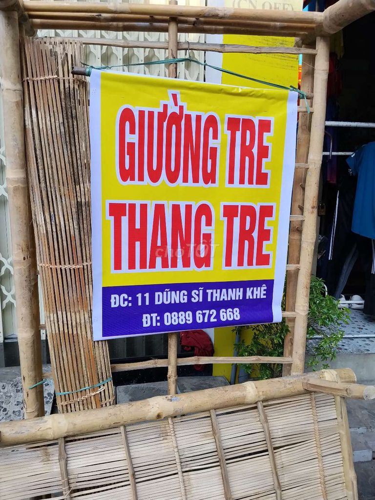 Giường tre hàng mới. Mua bán Giường, chăn ga gối nệm tại Quận Thanh Khê Đà Nẵng được đăng bởi Lê Văn Thọ hình 1