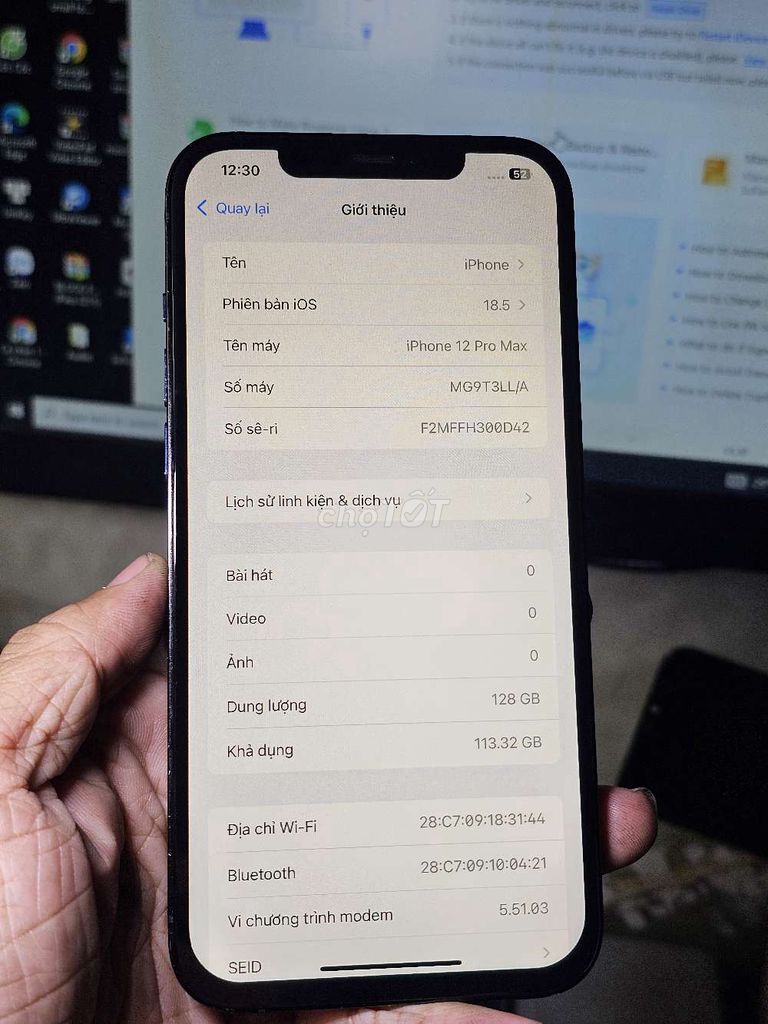  iPhone 12 Pro Max 128GB phông pạt lướt web . Mua bán Điện thoại tại Quận 8 Tp Hồ Chí Minh được đăng bởi Thiên Hòa mobile  hình 1
