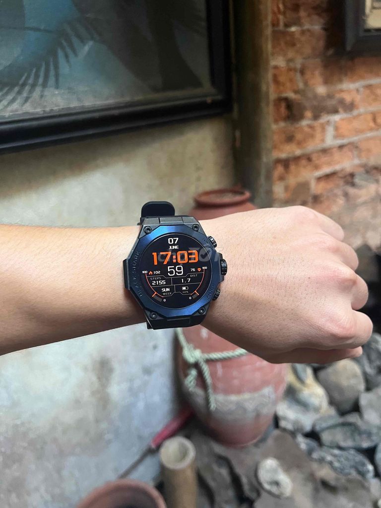 Black Shark S1 Pro Đen Size 46mm. Mua bán Thiết bị đeo thông minh tại Quận Hoàn Kiếm Hà Nội được đăng bởi Chuyên bàn ghế gỗ  hình 1