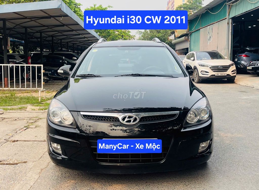 Hyundai i30 CW 2011 Черный Импортный