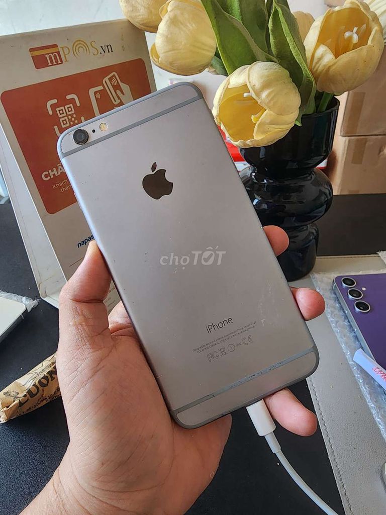 iPhone 6 Plus 16GB Xám. Mua bán Điện thoại tại Quận Ninh Kiều Cần Thơ được đăng bởi dienthoaidao hình 1