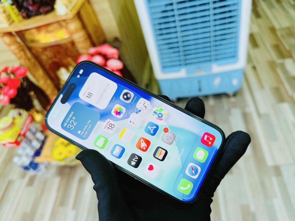 iPhone 15 128GB black quốc tế Mỹ nguyên zin Áp. Mua bán Điện thoại tại Quận Hải Châu Đà Nẵng được đăng bởi TUẤN LUXURY MOBILE ĐÀ NẴNG hình 1