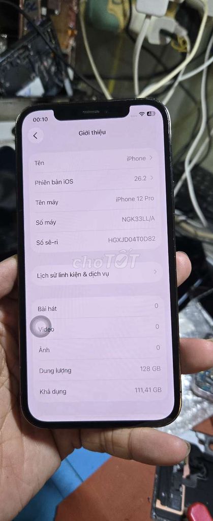iPhone 12 Pro 128GB 98% quốc tế giá rẻ. Mua bán Điện thoại tại Quận 8 Tp Hồ Chí Minh được đăng bởi Thiên Hòa mobile  hình 1