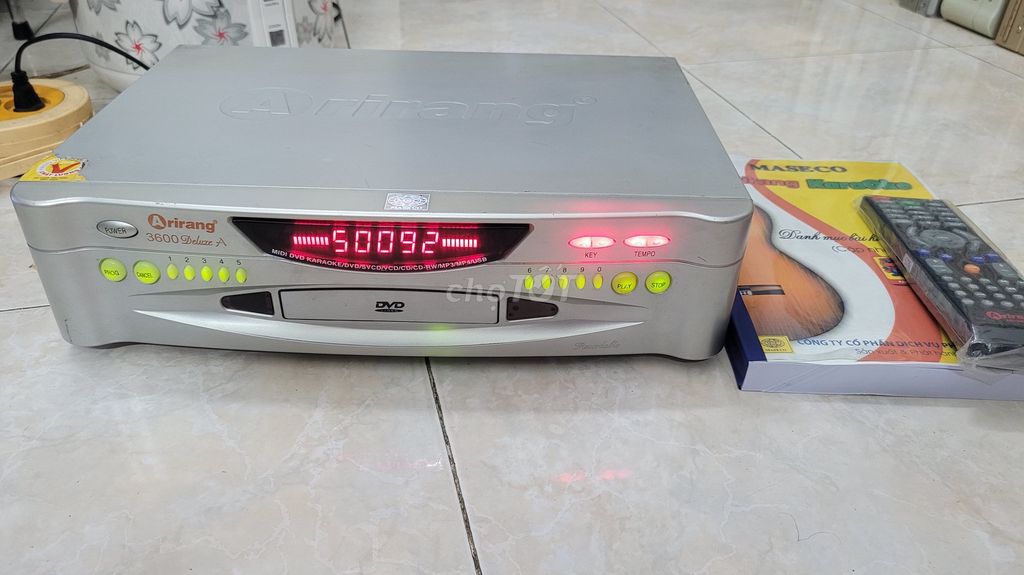 Đầu đĩa DVD karaoke Arirang 3600 Deluxe A (Ariang). Mua bán Tivi, Âm thanh tại Quận Tân Phú Tp Hồ Chí Minh được đăng bởi Trường hình 1