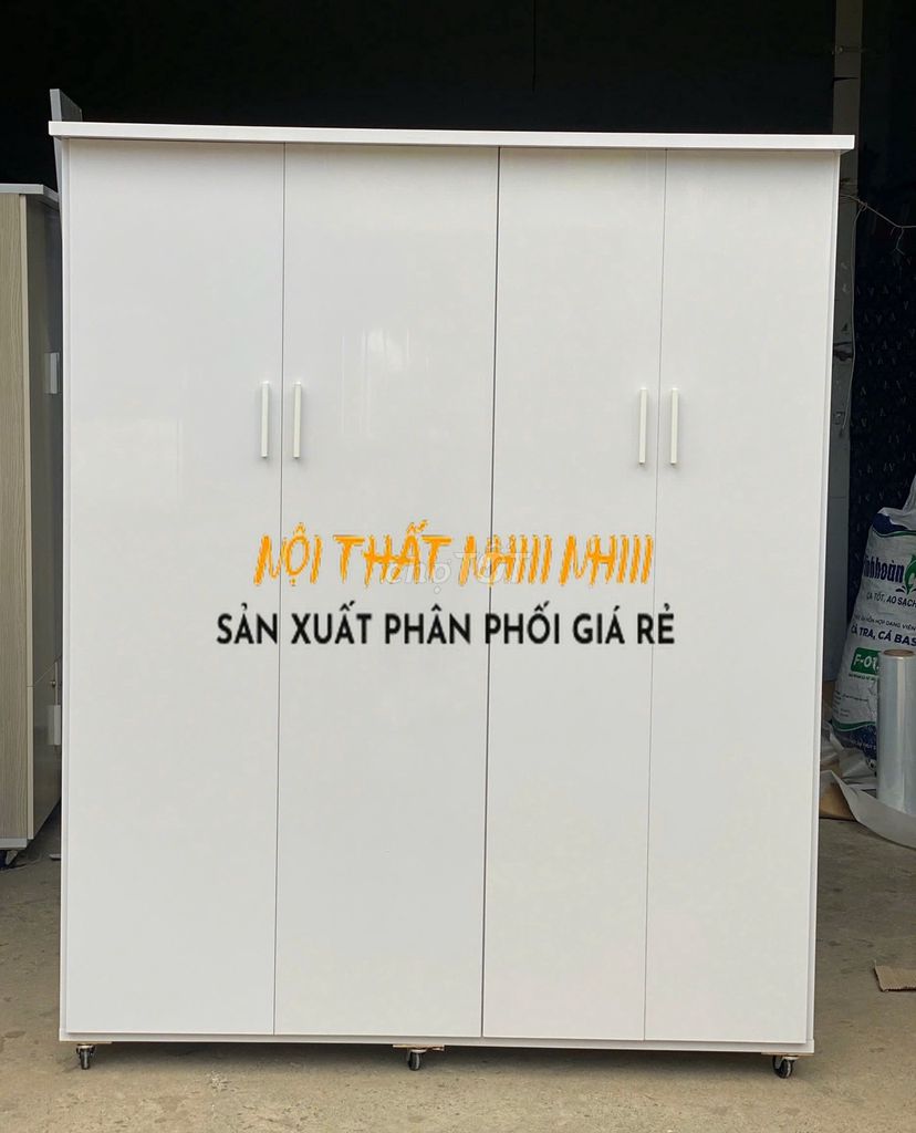 Tủ quần áo nhựa trắng 1m8x1m45x45cm. Mua bán Tủ, kệ gia đình tại Quận Gò Vấp Tp Hồ Chí Minh được đăng bởi Ngọc NTTL hình 1
