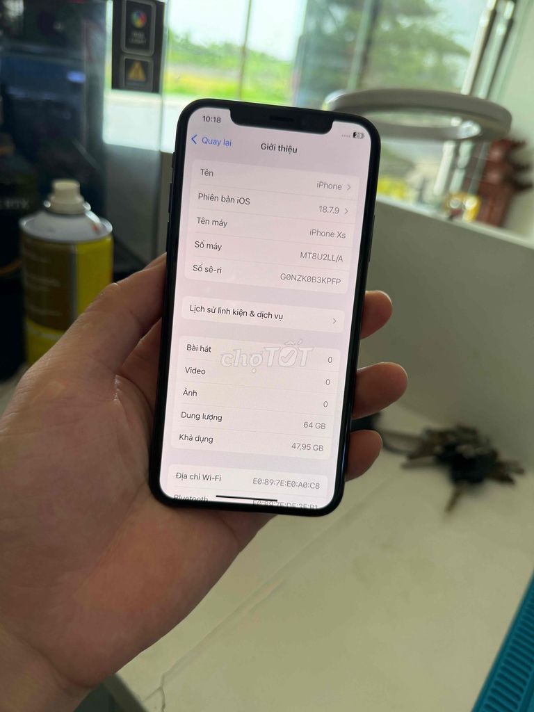 Apple iPhone Xs 64GB Xám Đã qua sử dụng. Mua bán Điện thoại tại Huyện Thuỷ Nguyên Hải Phòng được đăng bởi Hùng Nguyễn THP store hình 1