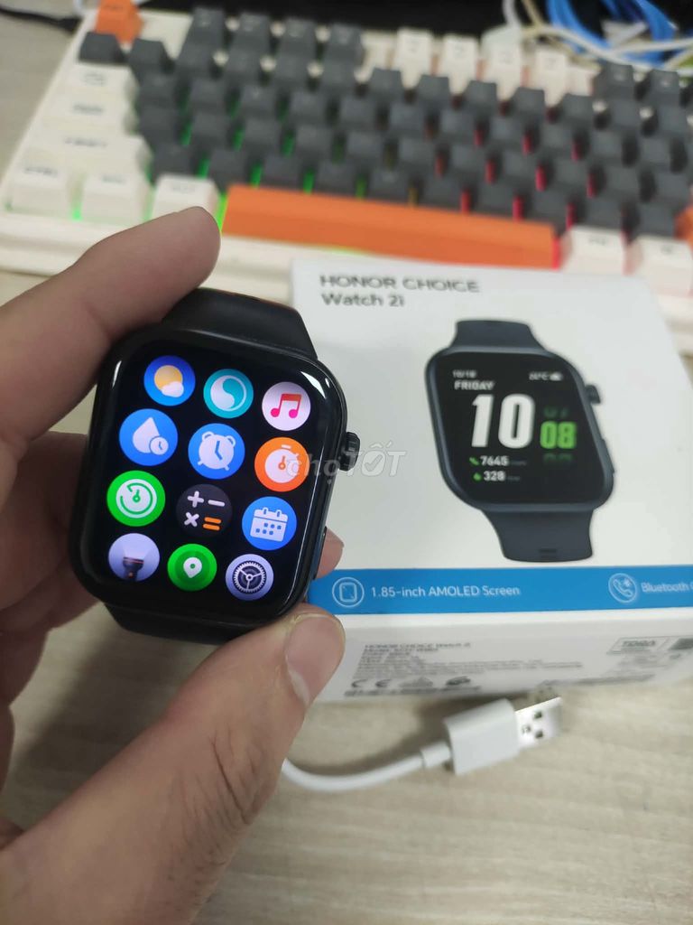 HONOR CHOICE Watch 2i Đen. Mua bán Thiết bị đeo thông minh tại Quận Hà Đông Hà Nội được đăng bởi Hải Hoàng hình 1