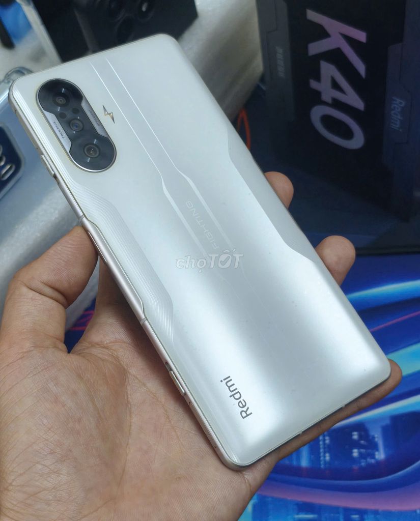 Redmi K40 Gaming 12/128GB Full Box Trắng . Mua bán Điện thoại tại Thị xã Hương Thủy Thừa Thiên Huế được đăng bởi XiÁoMì Android Phone  hình 1