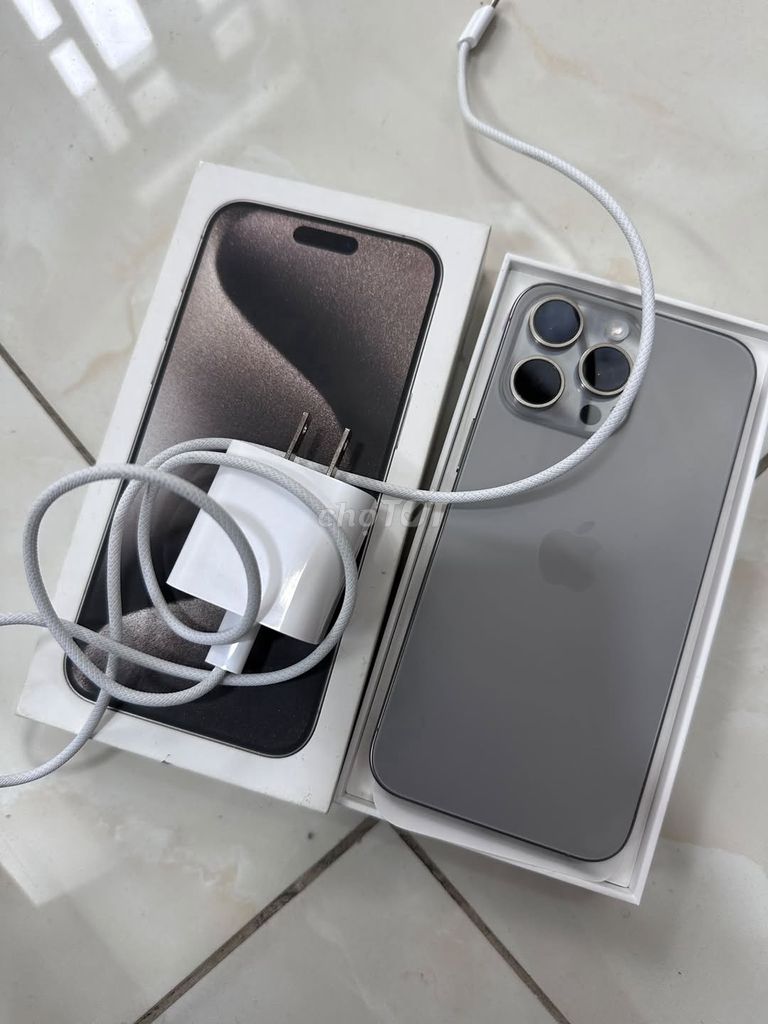 Apple iPhone 15 Pro Max 512GB Natural Titanium Mỹ. Mua bán Điện thoại tại Quận 1 Tp Hồ Chí Minh được đăng bởi Hội Đồ Điện Tử hình 1