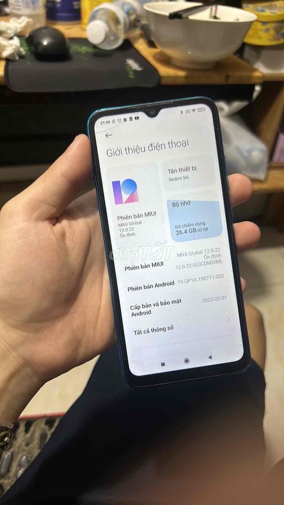 Cần ra đi Redmi 9A. Mua bán Điện thoại tại Quận Liên Chiểu Đà Nẵng được đăng bởi Xuân Mân hình 1