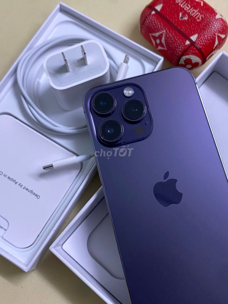 Bán gấp iphone 14 Pro Max 128G màu tím hoa cà