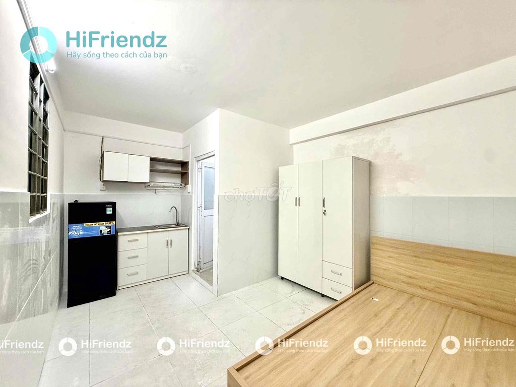 Phòng mới - Studio đầy đủ nội thất - Gần Sân Bay / CV Gia Định