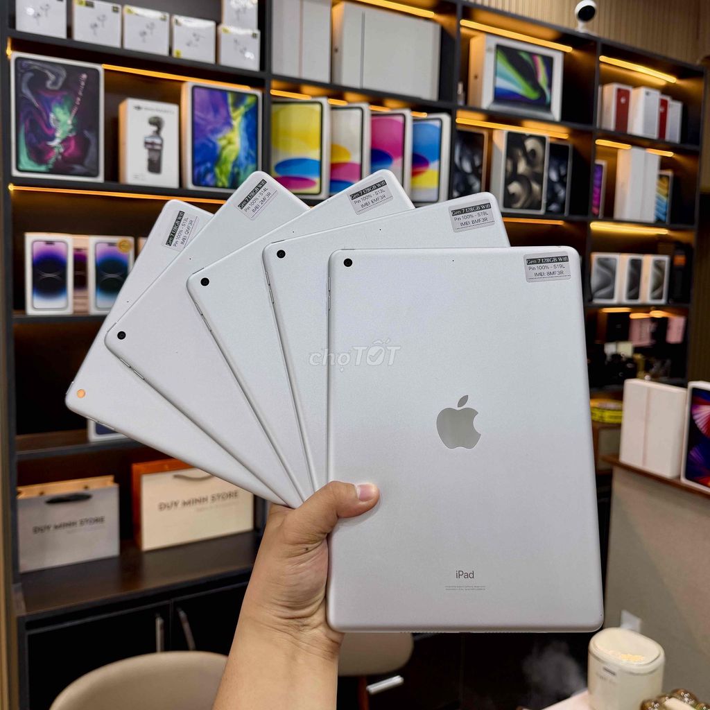 iPad Gen 7 128GB Bạc Pin 100%. Mua bán Máy tính bảng tại Quận Thanh Khê Đà Nẵng được đăng bởi Duy Minh Apple Store hình 1