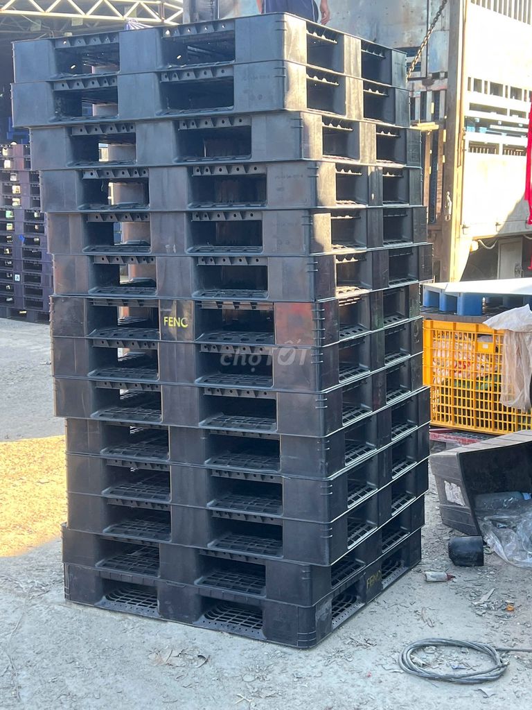 Pallet Nhựa 1150 Đen 1100x1100x150cm. Mua bán Đồ chuyên dụng, Giống nuôi trồng tại Quận Liên Chiểu Đà Nẵng được đăng bởi Minh Dũng Nhựa Châu Á hình 1