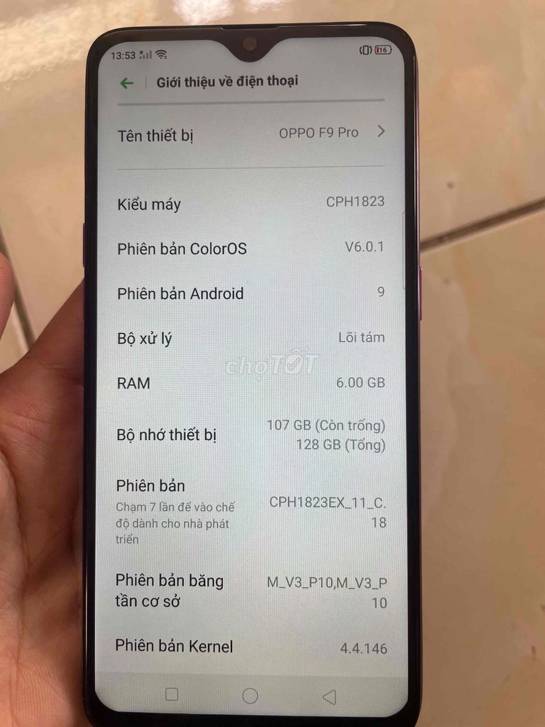 OPPO F9 Pro 128GB Tím. Mua bán Điện thoại tại Quận 12 Tp Hồ Chí Minh được đăng bởi Trâm hình 1