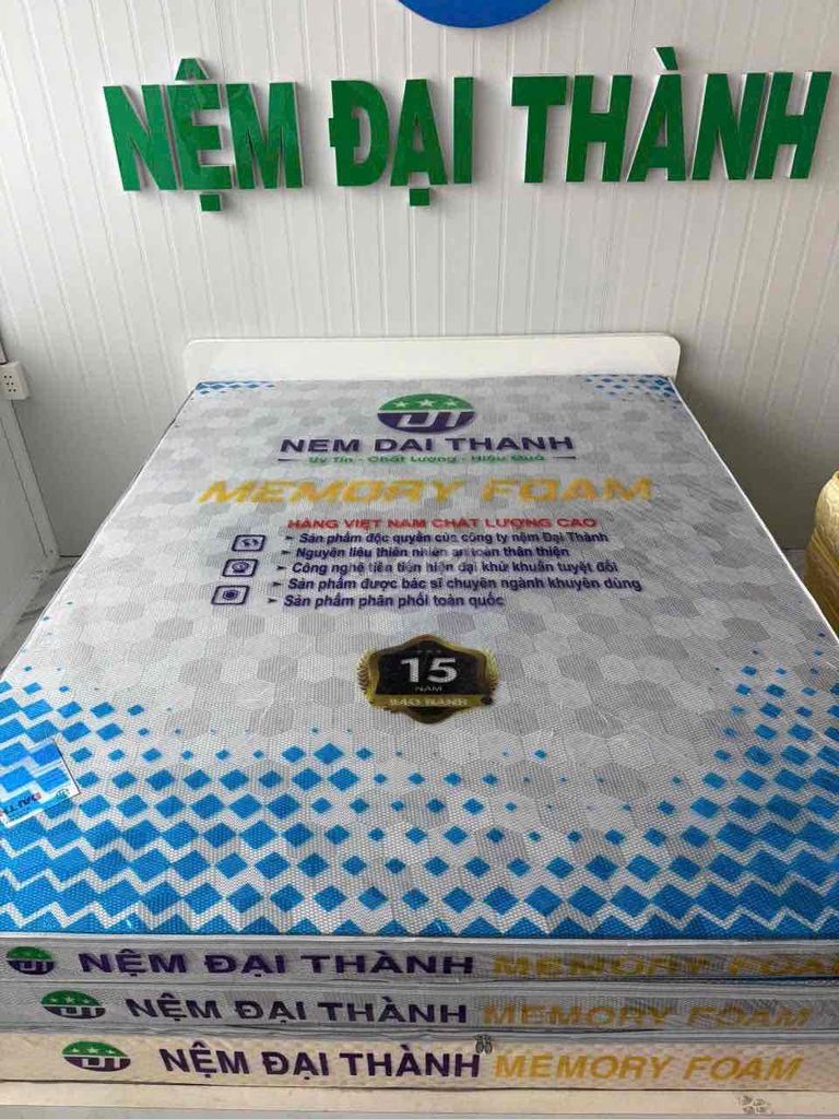 Nệm Đại Thành Memory Foam Kháng khuẩn. Mua bán Giường, chăn ga gối nệm tại Huyện Long Điền Bà Rịa - Vũng Tàu được đăng bởi Tuấn Nguyễn hình 1