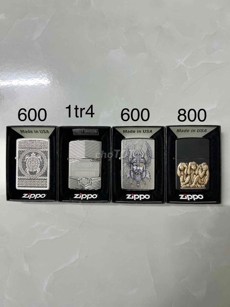 zippo mới made usa hàng xách tay