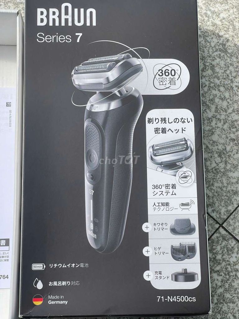 Máy cạo râu Braun Series 7 Đen Đức. Mua bán Phụ kiện thời trang khác tại Huyện Chợ Mới An Giang được đăng bởi Jay Huỳnh hình 1