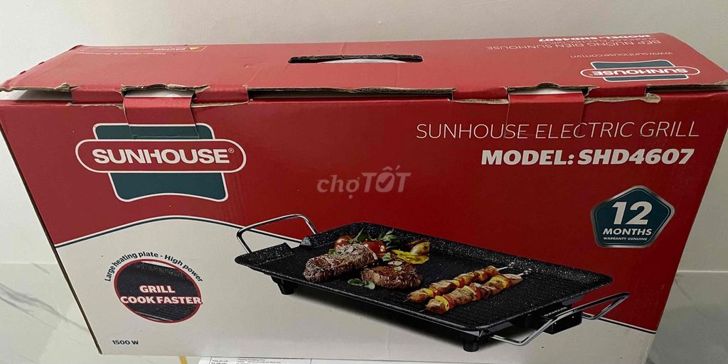 Bếp nướng điện SUNHOUSE SHD4607. Mua bán Bếp, lò, đồ điện nhà bếp tại Thành phố Thủ Đức Tp Hồ Chí Minh được đăng bởi Nguyen Ha hình 1