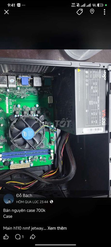 Mainboard Jetway H110 Intel G4400 Văn phòng. Mua bán Linh kiện (RAM, Card...) tại Huyện Hưng Hà Thái Bình được đăng bởi Bách Đỗ hình 1