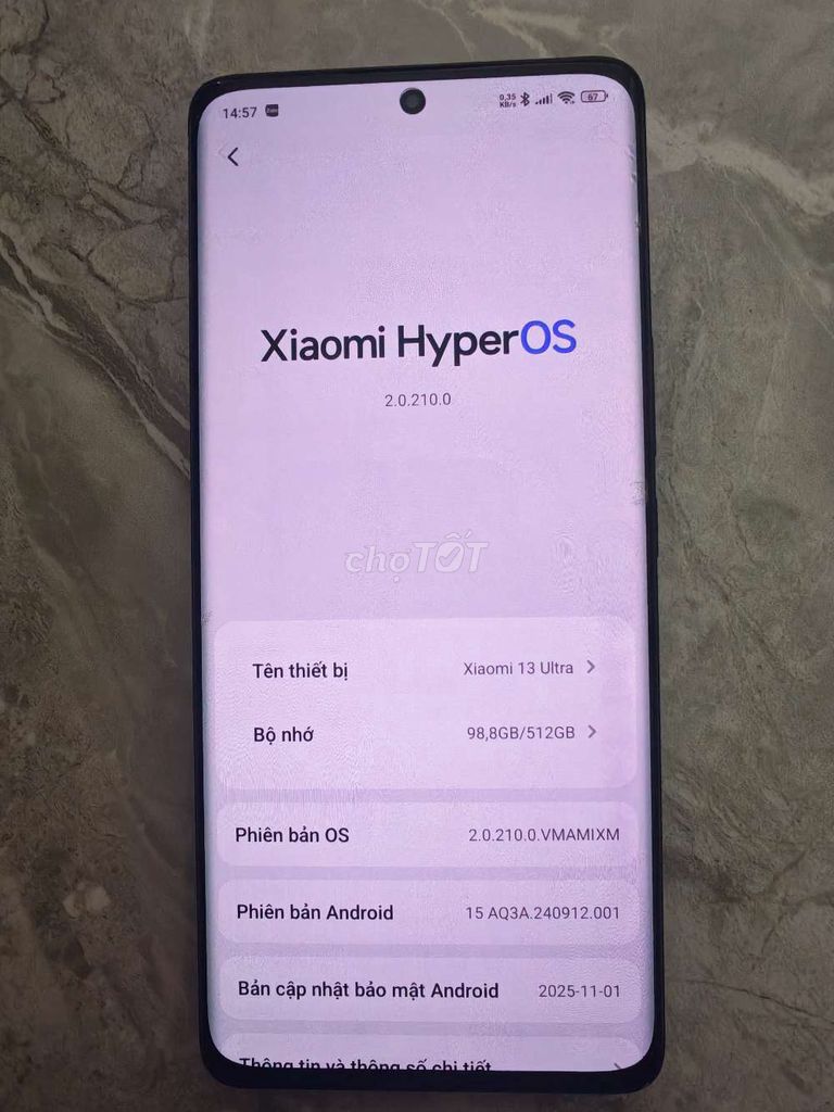 Xiaomi Mi 13 Ultra 16GB/512GB Đen. Mua bán Điện thoại tại Huyện Chơn Thành Bình Phước được đăng bởi Phạm Đức hình 1