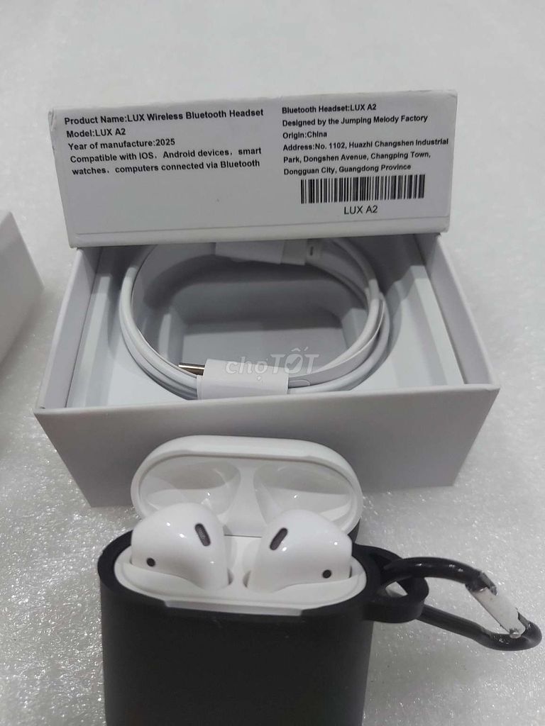 Tai nghe Bluetooth LUX A5 Trắng. Mua bán Tivi, Âm thanh tại Huyện Chương Mỹ Hà Nội được đăng bởi Đại Lý Hà My hình 1