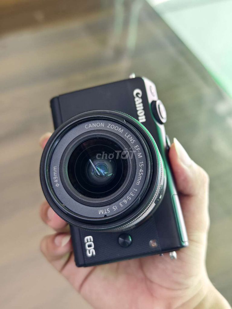 Máy ảnh Canon EOS M100 Đen EF-M 15-45mm. Mua bán Máy ảnh, Máy quay tại Thị xã Quảng Yên Quảng Ninh được đăng bởi Tuấn Tú hình 1