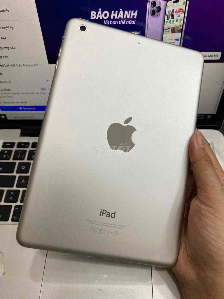 iPad Mini 2 16G Bạc TH/A - Pin 65% giá rẻ. Mua bán Máy tính bảng tại Quận 3 Tp Hồ Chí Minh được đăng bởi Tuấn Nguyễn hình 1