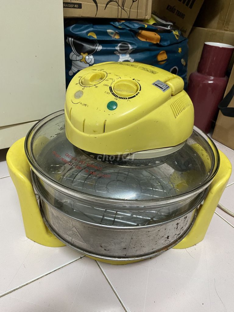 Lò nướng thủy tinh Vàng. Mua bán Bếp, lò, đồ điện nhà bếp tại Quận 3 Tp Hồ Chí Minh được đăng bởi Ngọc hình 1