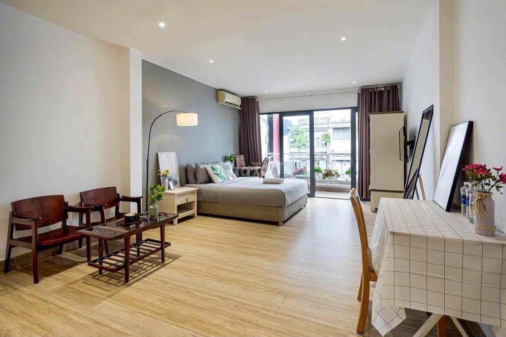 CĂN HỘ 1PN BANCOL 40m2 Đ.HỒNG HÀ NGAY CV GIA ĐỊNH FULL NỘI THẤT SẴN