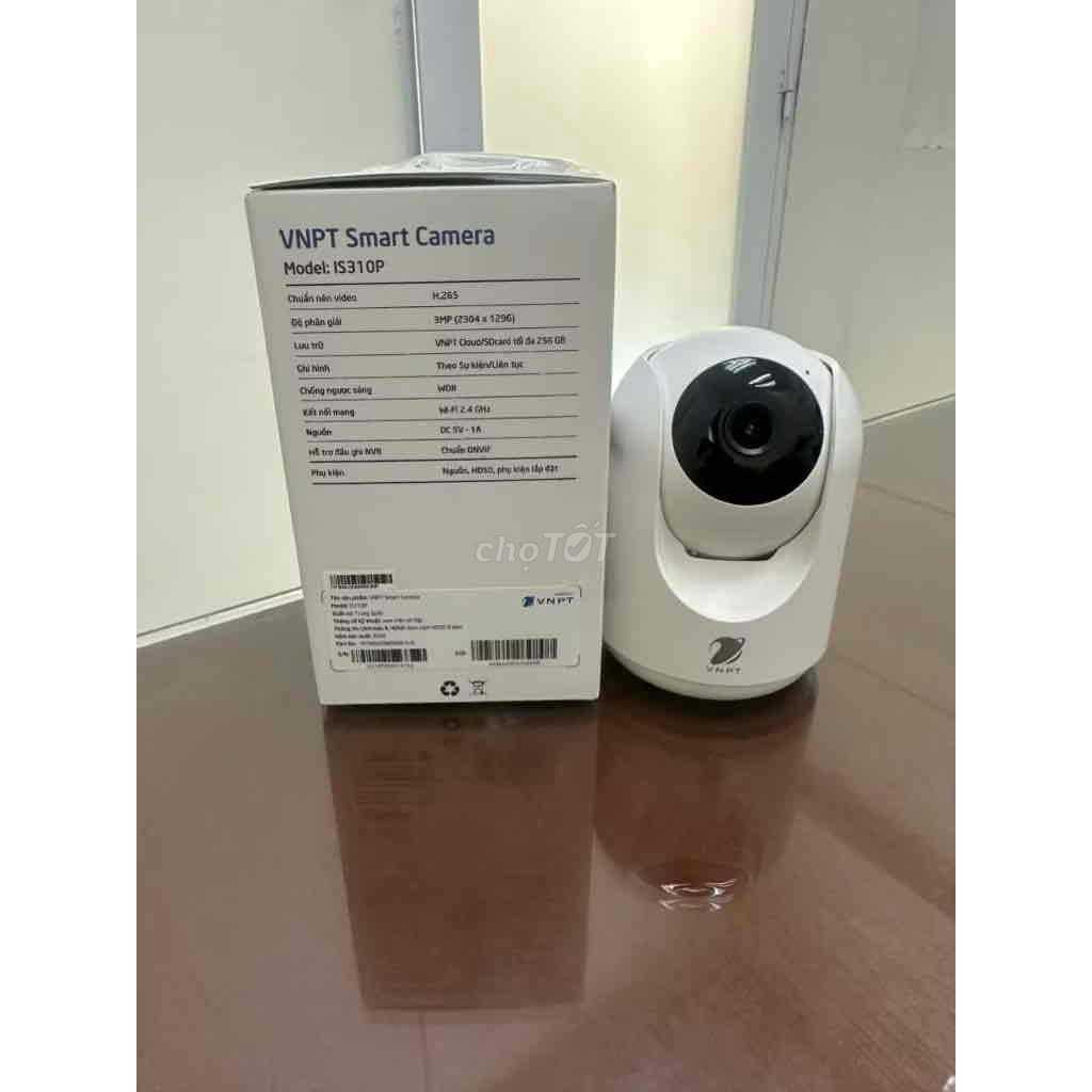Camera an ninh VNPT IS310P 3MP Wi-Fi Trắng. Mua bán Máy ảnh, Máy quay tại Quận 6 Tp Hồ Chí Minh được đăng bởi Nhung Trần hình 1