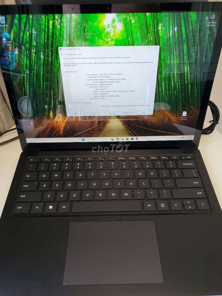 Surface Laptop 5 i7 1260p 16GB/512GB. Mua bán Laptop tại Thành phố Thủ Đức Tp Hồ Chí Minh được đăng bởi THLaptop hình 1