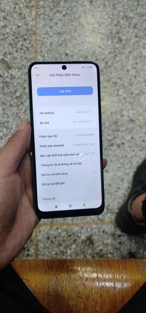Cần bán redmi note 12. Mua bán Điện thoại tại Huyện Quế Võ Bắc Ninh được đăng bởi Khánh Hoang hình 1