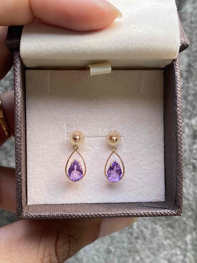 Bông tai Au14k. Mua bán Phụ kiện thời trang khác tại Quận Sơn Trà Đà Nẵng được đăng bởi Mr Bin Jewelry hình 1