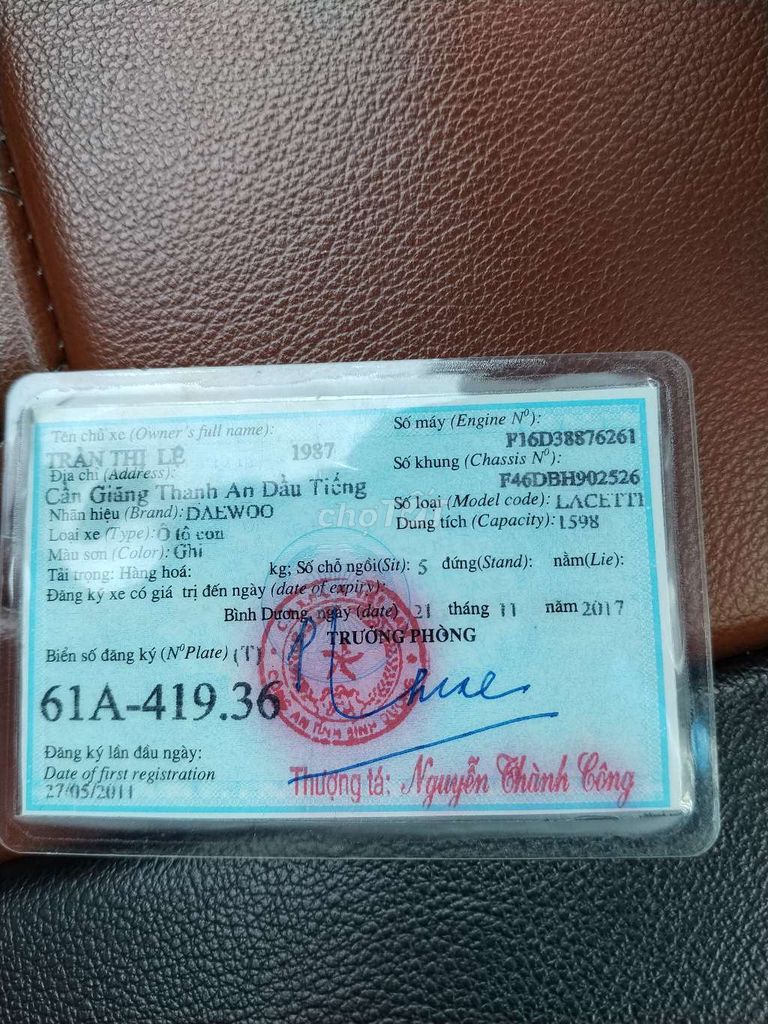 2011 EX 1.6 MT - 115000 km. Mua bán Ô tô tại Thành phố Thủ Dầu Một Bình Dương được đăng bởi Thuân Nguyên Thanh Thuân hình 1