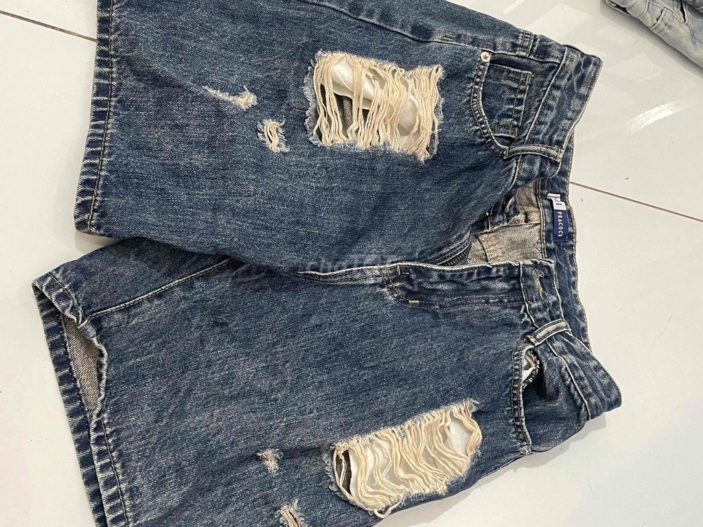 Quần short nữ Jean xanh đậm. Mua bán Quần áo tại Huyện Cư Jút Đắk Nông được đăng bởi kaizee hình 1