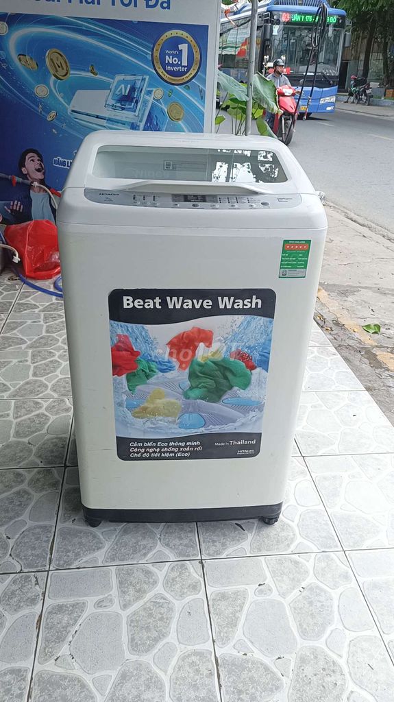 Máy giặt Hitachi 9kg cửa trên. Mua bán Máy giặt tại Quận Bình Thạnh Tp Hồ Chí Minh được đăng bởi Nguyễn Duy Quang hình 1