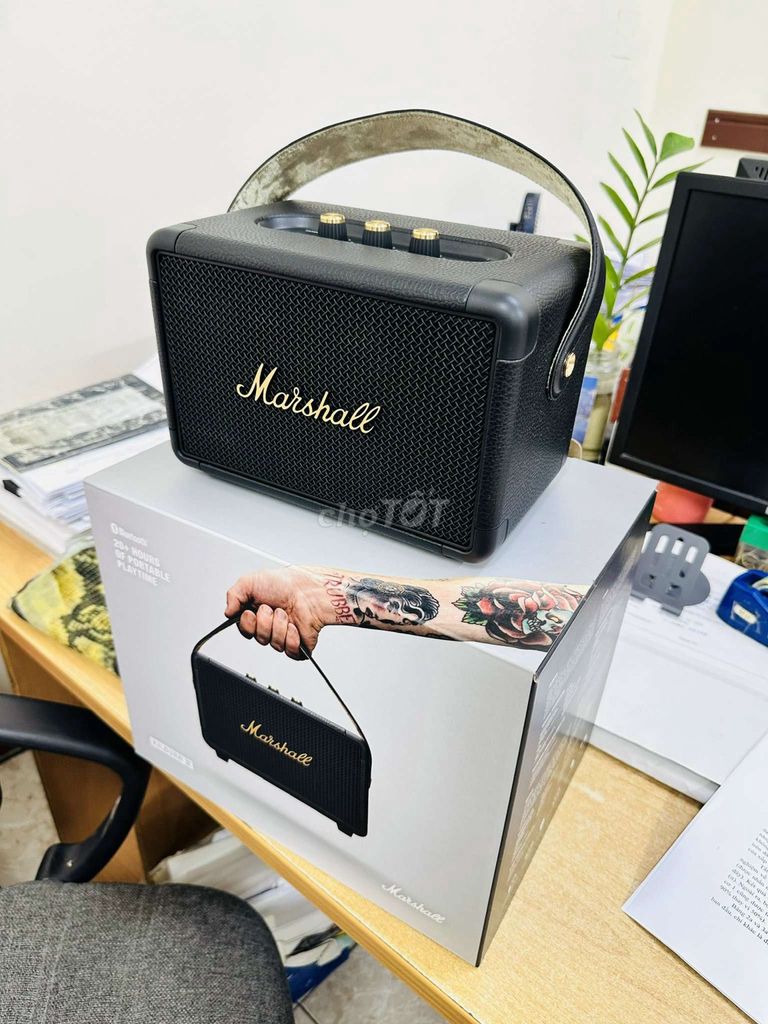 Loa Bluetooth Marshall Đen. Mua bán Tivi, Âm thanh tại Quận Hoàn Kiếm Hà Nội được đăng bởi minh thu nguyen hình 1