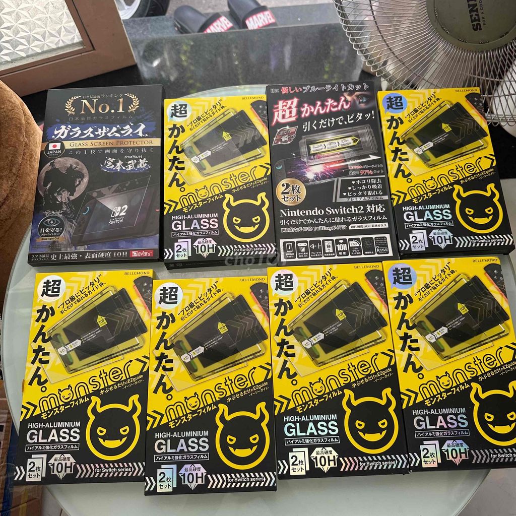 Kính cường lực Monster Nintendo Switch 2 Japan. Mua bán Phụ kiện (Màn hình, Chuột...) tại Quận 8 Tp Hồ Chí Minh được đăng bởi school stone hình 1
