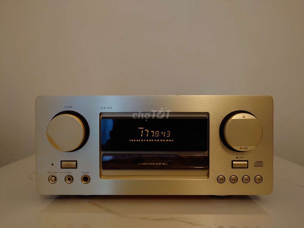 Bose PLS-1210  ampli hoạt động tốt, mắt mạnh.