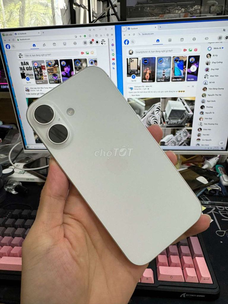 Apple iPhone 17 256GB Trắng bản sim vật lý. Mua bán Điện thoại tại Thành phố Nha Trang Khánh Hòa được đăng bởi Khai Trần hình 1