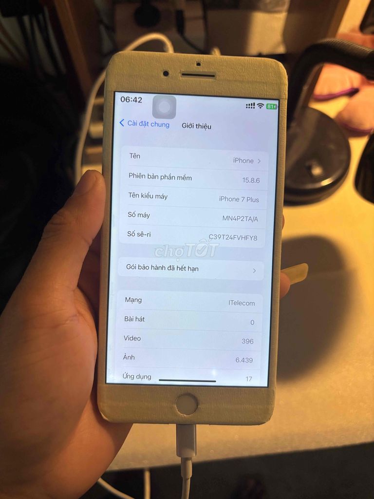 iPhone 7 Plus Bạc mvt lỗi khung 128gb. Mua bán Điện thoại tại Huyện Chương Mỹ Hà Nội được đăng bởi nguyen an hình 1