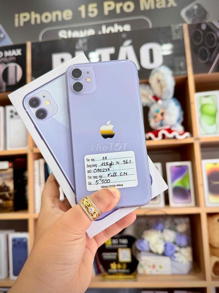 Apple iPhone 11 128GB Purple. Mua bán Điện thoại tại Thành phố Long Xuyên An Giang được đăng bởi Bi Táo Store hình 1