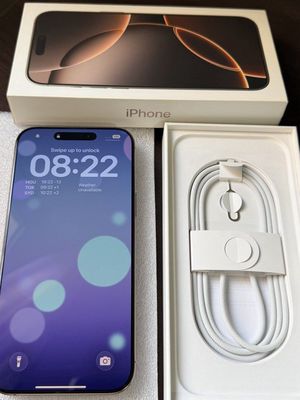 iPhone 16 Pro Max 256GB màu Gold Sa Mạc Fullbox