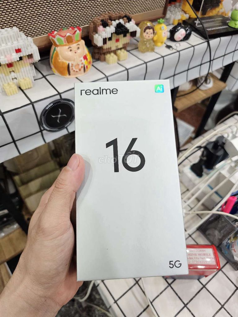 Realme 16 5G 8/256 Trắng PIN 7K FULLBOX BH T2/2027. Mua bán Điện thoại tại Quận Tân Phú Tp Hồ Chí Minh được đăng bởi Ngô Minh Mobile  hình 1