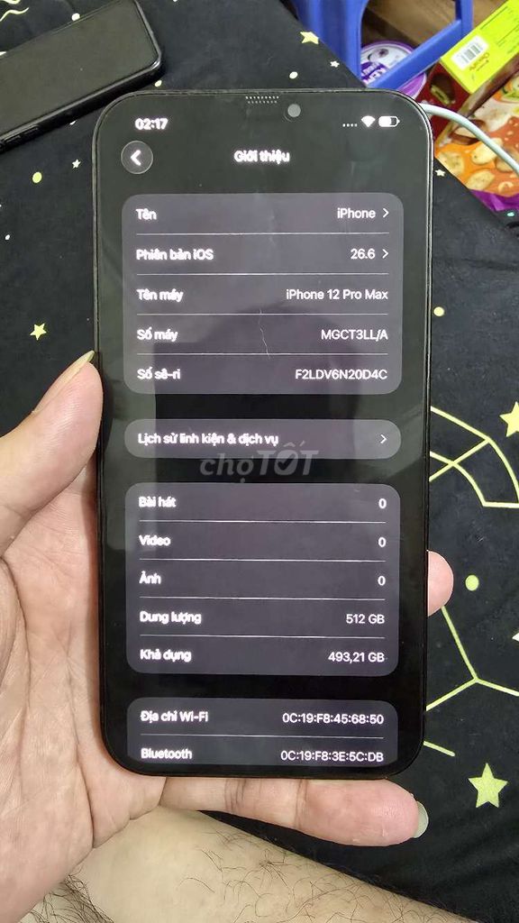 12 pro max 512gb. Mua bán Điện thoại tại Quận Tây Hồ Hà Nội được đăng bởi Quang Gấu hình 1